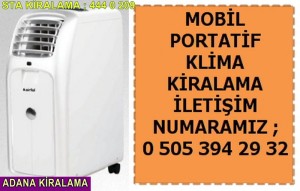 Adana kiralık mobil klima