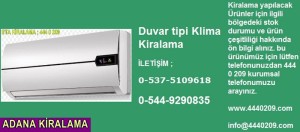 Adana duvar-tipi-kiralik-klima