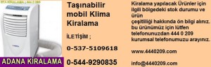 Adana tasinabilir-mobil-klima-kiralama