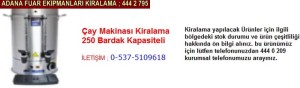 Adana çay makinası kiralama firması iletişim ; 0 505 394 29 32